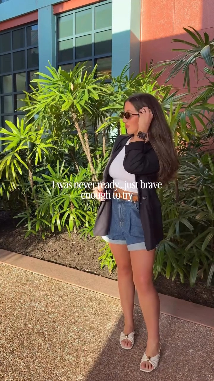 Trending spring to summer! Loving these denim shorts & staple pieces! 

#fyp #wellness #ootd #dogmomsofinstagram 
Free people, Sam Edelman, Vici, Zara, Target, Amazon 

#LTKootd