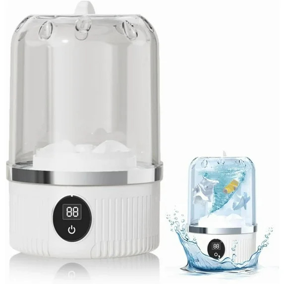 Wireless Mini Washing Machine 2025 New Model Rechargeable Ultrasonic Underwear/Travel/Dorm/Campin... | Walmart (US)
