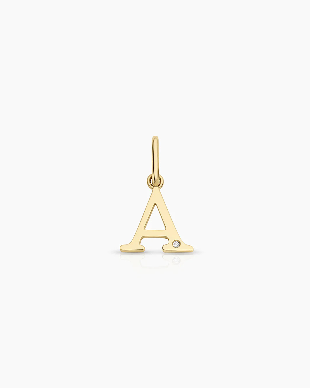 Diamond Vintage Alphabet Charm | Gorjana