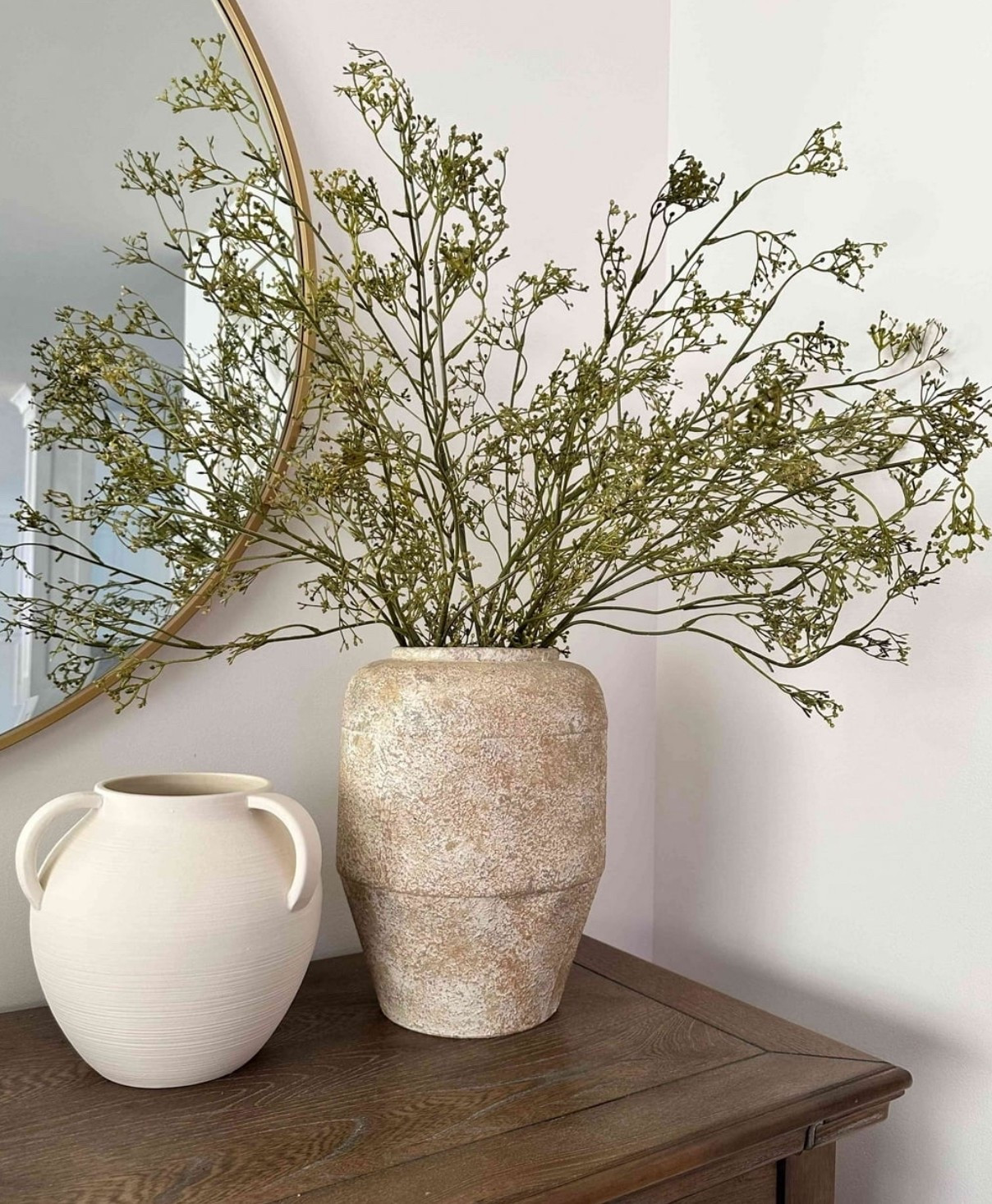 Walmart find! Loving these affordable, viral sparse stems from Walmart. They come in a bundle of 3 making them only $1.82 per stem! They are absolutely beautiful, look high end and perfect for styling way into spring! Another Walmart hit! 10/10

#walmartfinds #walmarthome
#affordablehomedecor #modernorganic 
#walmarthome #springfauxatems 

#LTKHome #LTKSeasonal #LTKSpringSale