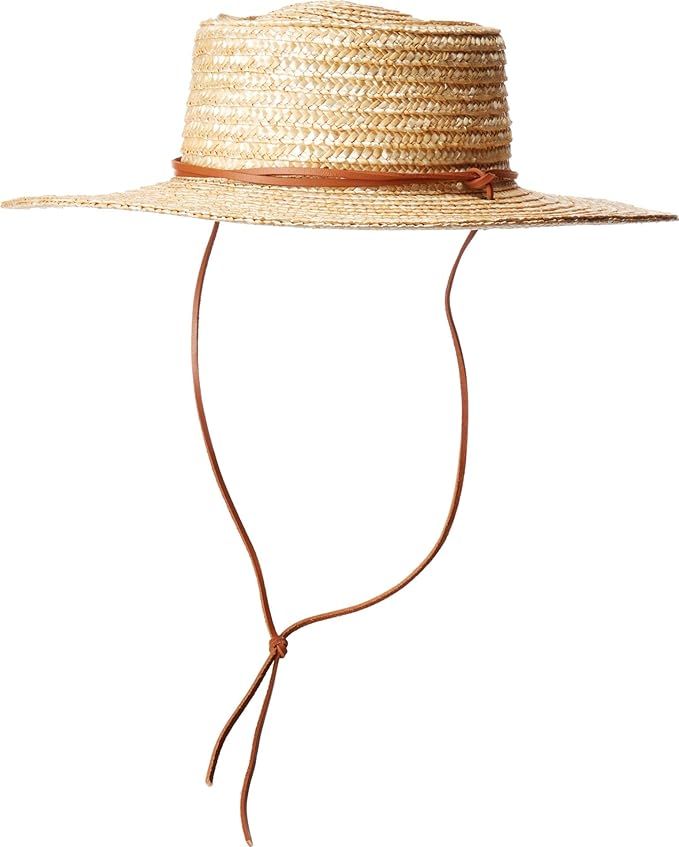 San Diego Hat Company Womens WSH1201 - Wheat Straw Hat with Leather Chin Cord | Amazon (US)