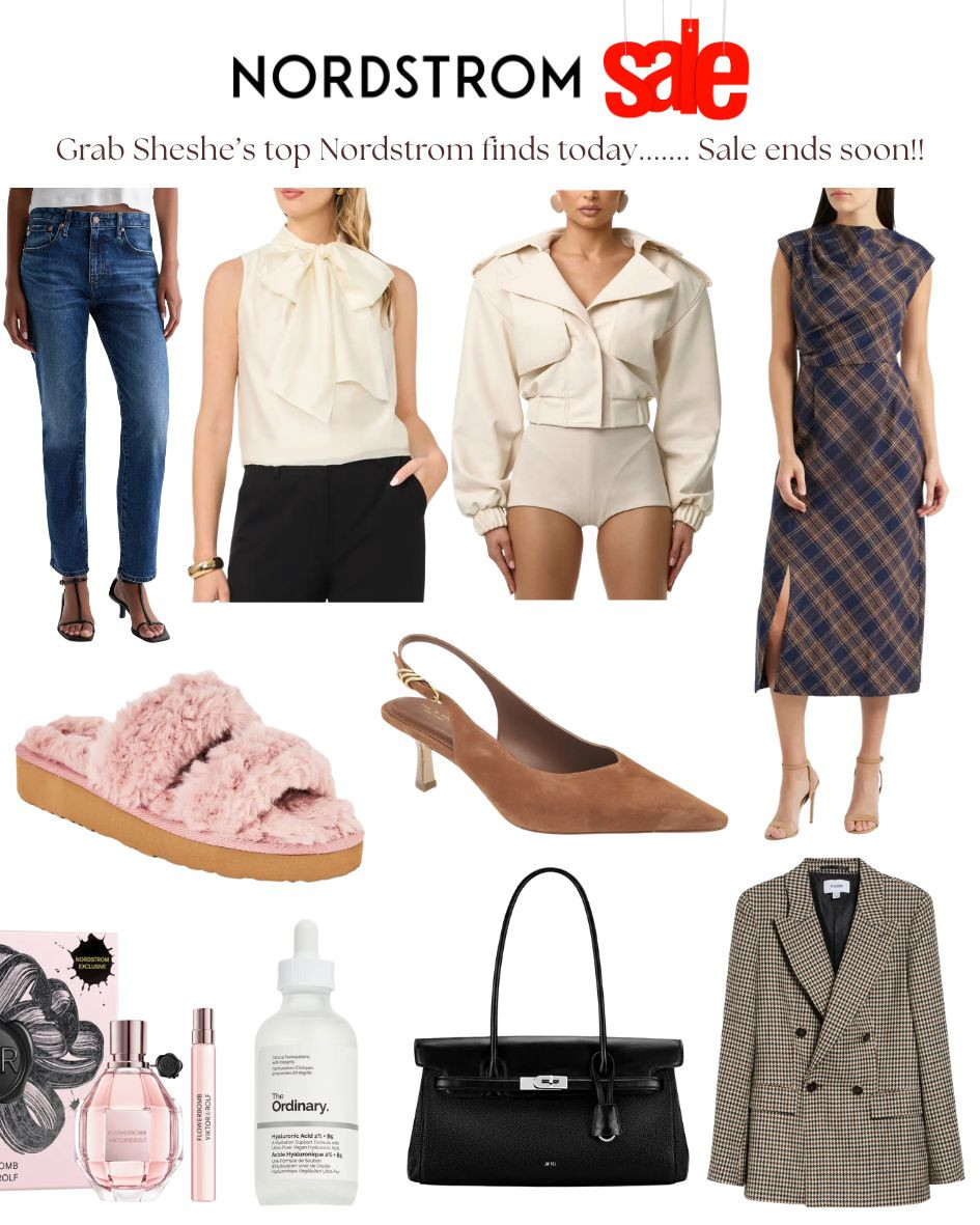 2 days left to snag some deals at the Nordstrom Anniversary Sale. Linked here are some of my favs. 
Leather jacket, bow blouse, transitional midi dress, jeans, handbag blazer

#LTKOver40 #LTKSaleAlert #LTKWorkwear
