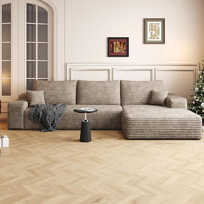 AUGOP 108" Sectional Couches for Living Room Modern Modular Sofa with L-Shape Couchs Upholstered ... | Amazon (US)