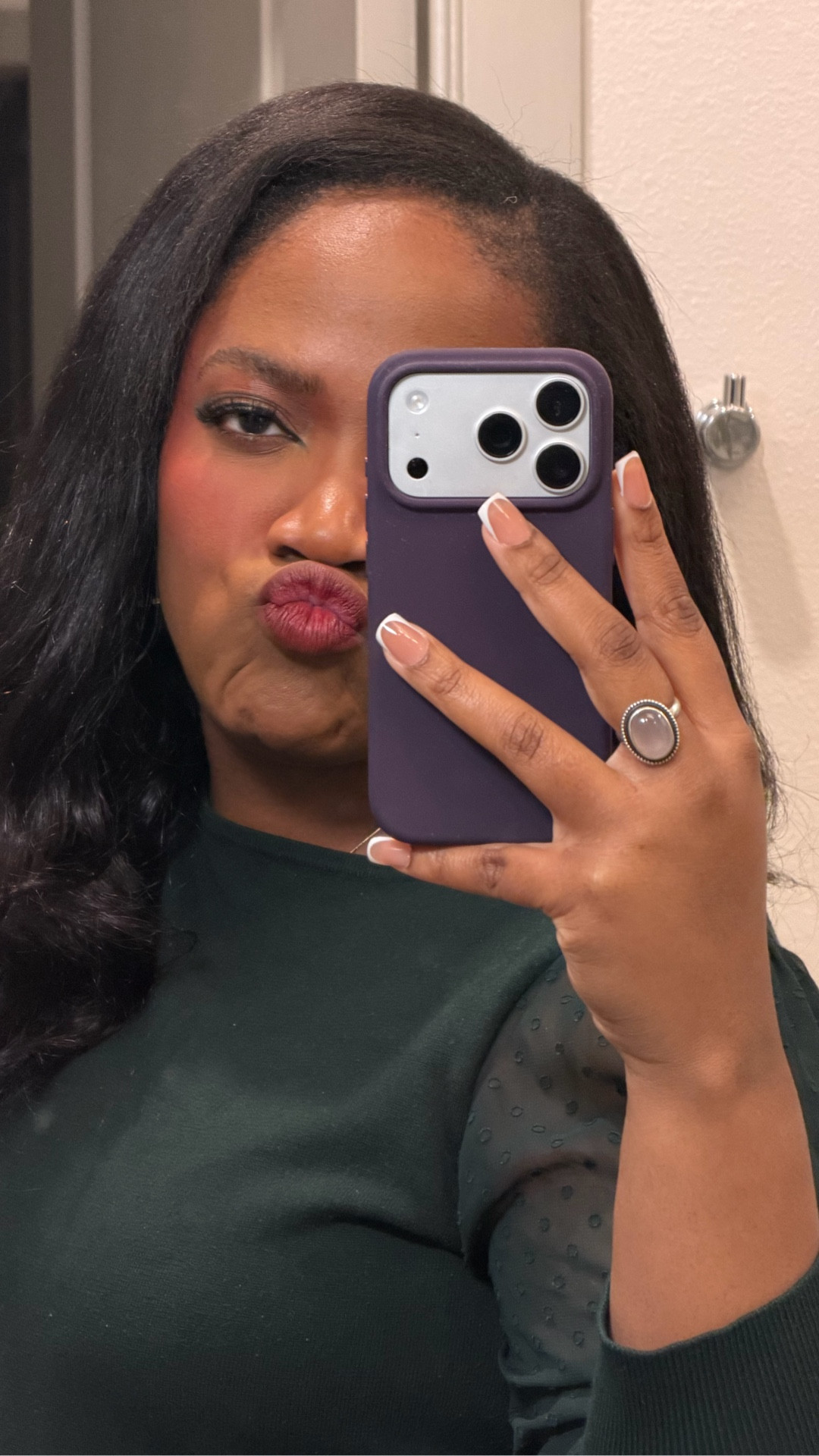 My festive look for my work holiday party 🎄🥰

#LTKgrwm #LTKHoliday #LTKootd