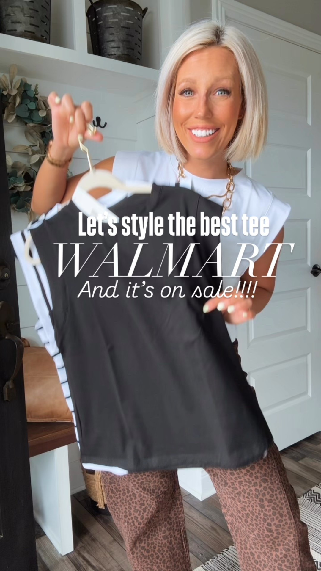 How cute are these tees?!? I love them in both solids and stripes! They have the perfect side panel to hide your bra! These are definitely a summertime favorite of mine!!!!
⬇️⬇️⬇️
Tops size small
Skort size medium
Black pants and leopard pants size small
Denim shorts size 8 (run small)



#LTKFindsUnder50 #LTKSaleAlert #LTKStyleTip