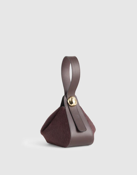 The Sculpted Metal Wristlet Bag | Madewell | Madewell