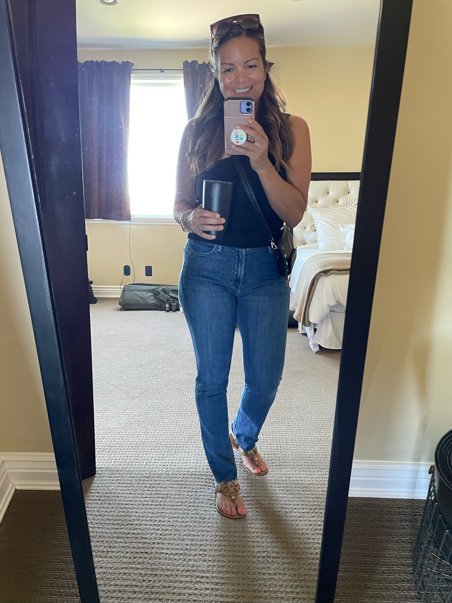 Basic but cute jeans + tank 

#LTKsalealert #LTKcurves