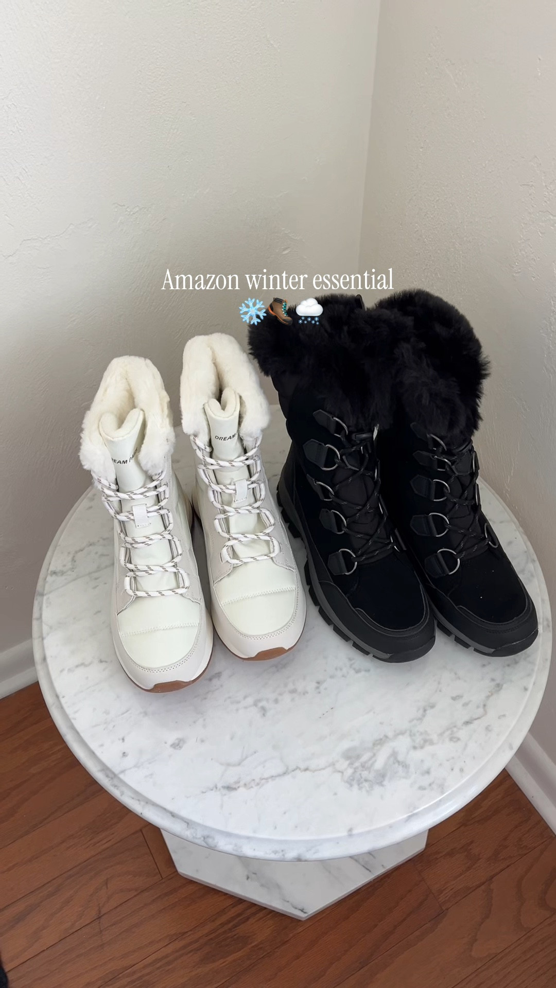 Amazon snow boots 

#LTKSeasonal