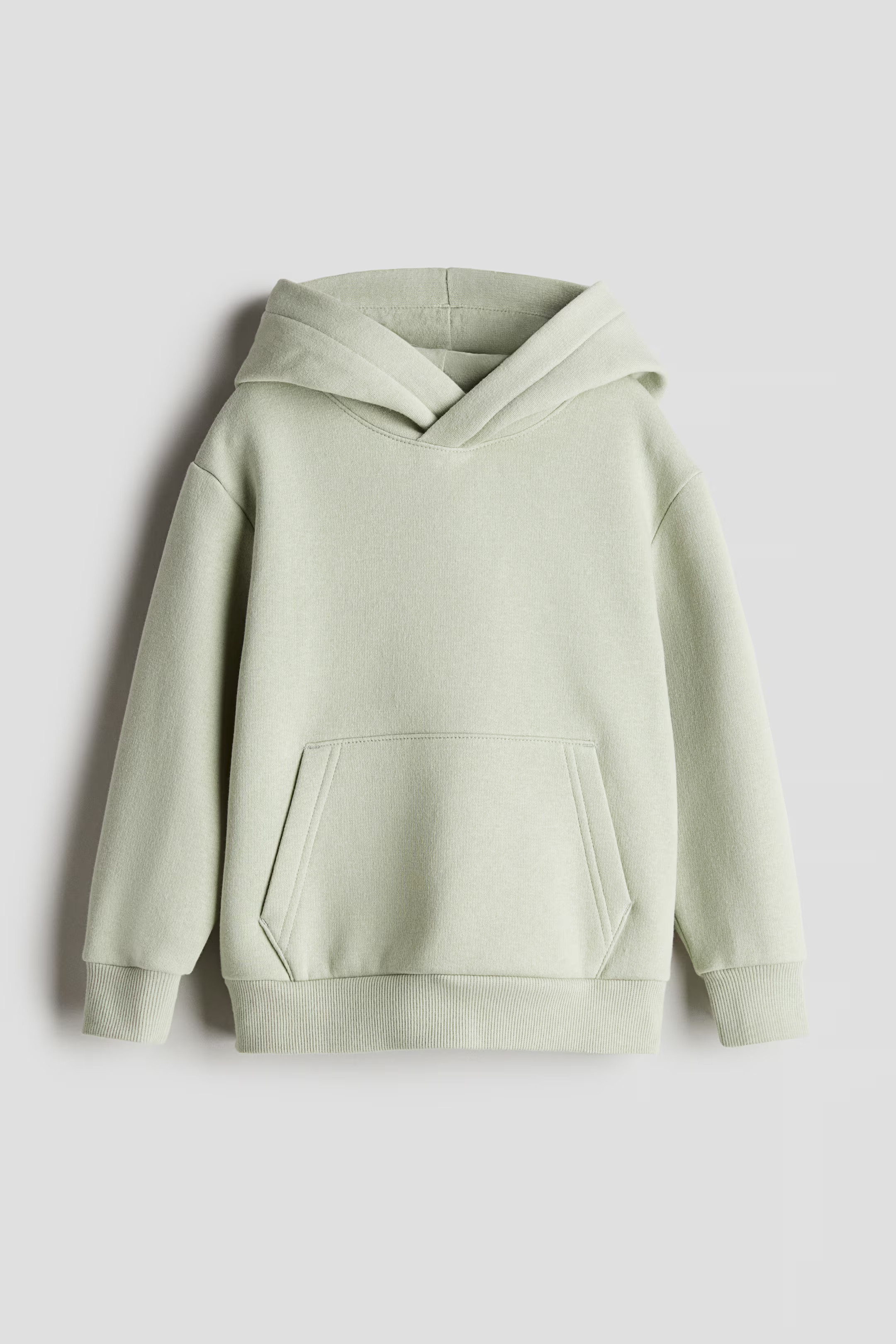 Brushed-Inside Hoodie - Light green - Kids | H&M CA | H&M (US + CA)