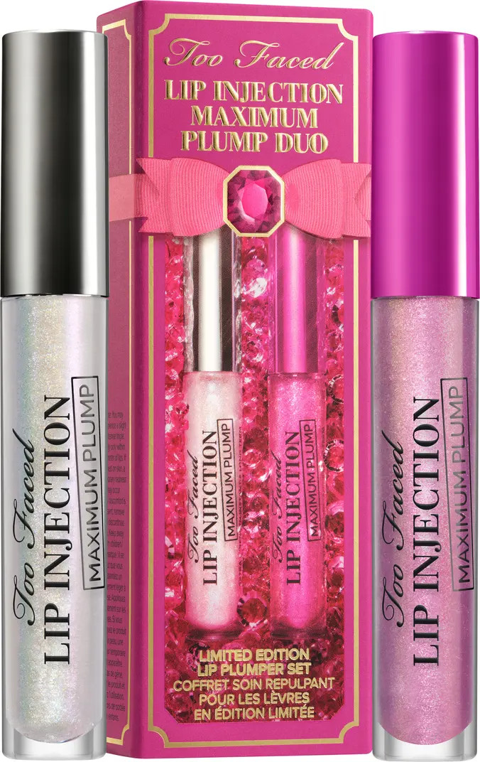Too Faced Lip Injection Maximum Plump Lip Gloss Duo $66 Value | Nordstrom | Nordstrom