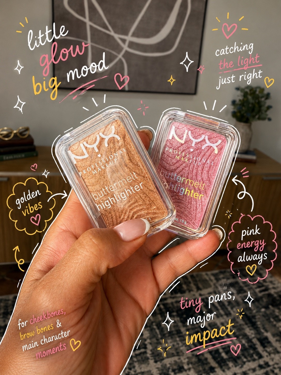 The NYX Buttermelt highlights are my new obsession! They are a perfect shimmer without the glitter and literally melt into your skin. 


Shade: Butta in bronze
Shade: U Butta Werk

#drugstoremakeup #nyxmakeup

#LTKOver40 #LTKMidsize #LTKBeauty