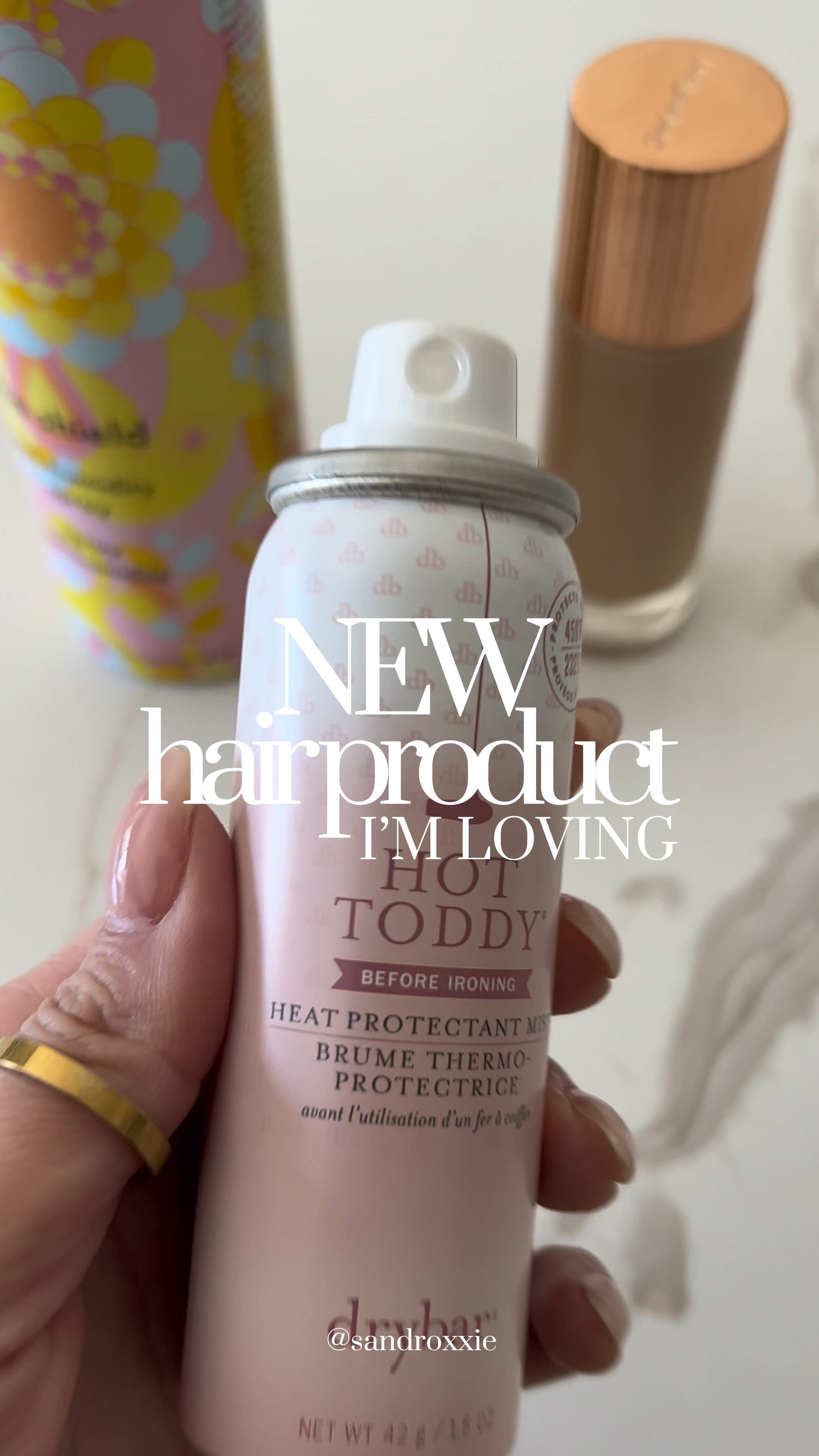 If you have curly or wavy hair and straighten it like 🙋🏻‍♀️ you gotta try hot toddy by @drybar. It’s a heat protectant but I find that for my hair it also helps with frizz. 

+ It has a coconut scent to it #Sandroxxie #SandroxxiebySandra


Click below to shop & follow @sandroxxie for daily budget-friendly finds 😘. 

🖤 your favorites xo, 
Sandroxxie by Sandra


#hair #longhair #heatprotectant #wavyhair #ltkhair

#LTKunder50 #LTKFind #LTKbeauty