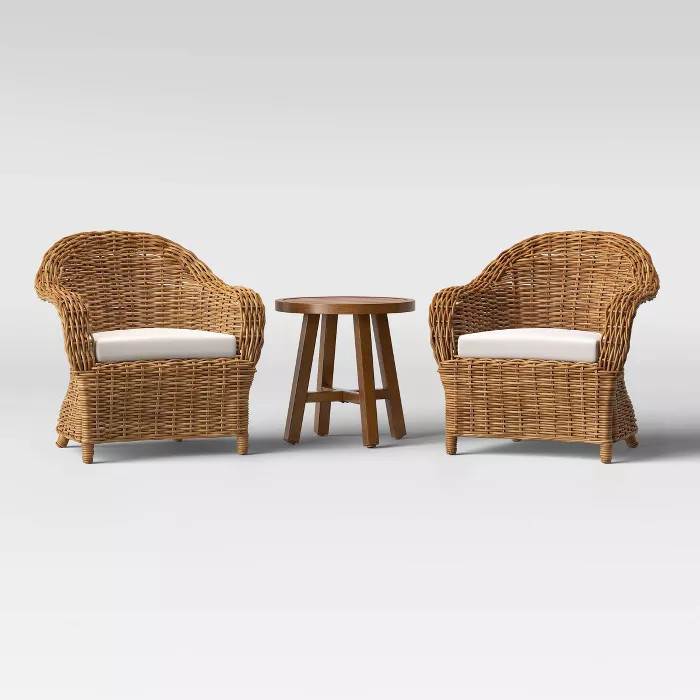 Eldridge Patio Chat Set - Brown - Smith & Hawken™ | Target