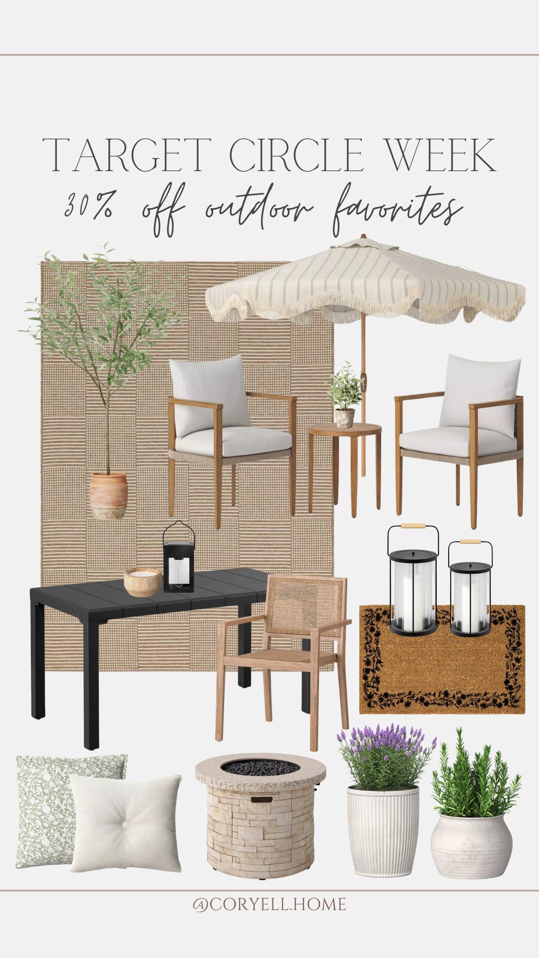 Target circle week is here! Save 30% off outdoor favorites now through 3/29!! Whether you’re wanting a small front porch refresh or a backyard oasis they have so many beautiful options on sale this week! 

#LTKSaleAlert #LTKSeasonal #LTKHome