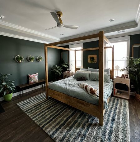 Bedroom vibes 🐶🐨#bedroom #homedecor #bedroomdecor #green #pets #spring

#LTKhome