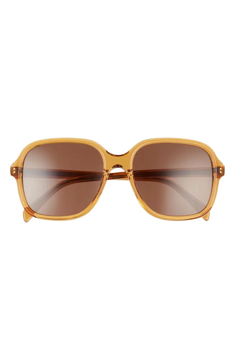 CELINE 57mm Square Sunglasses | Nordstrom | Nordstrom