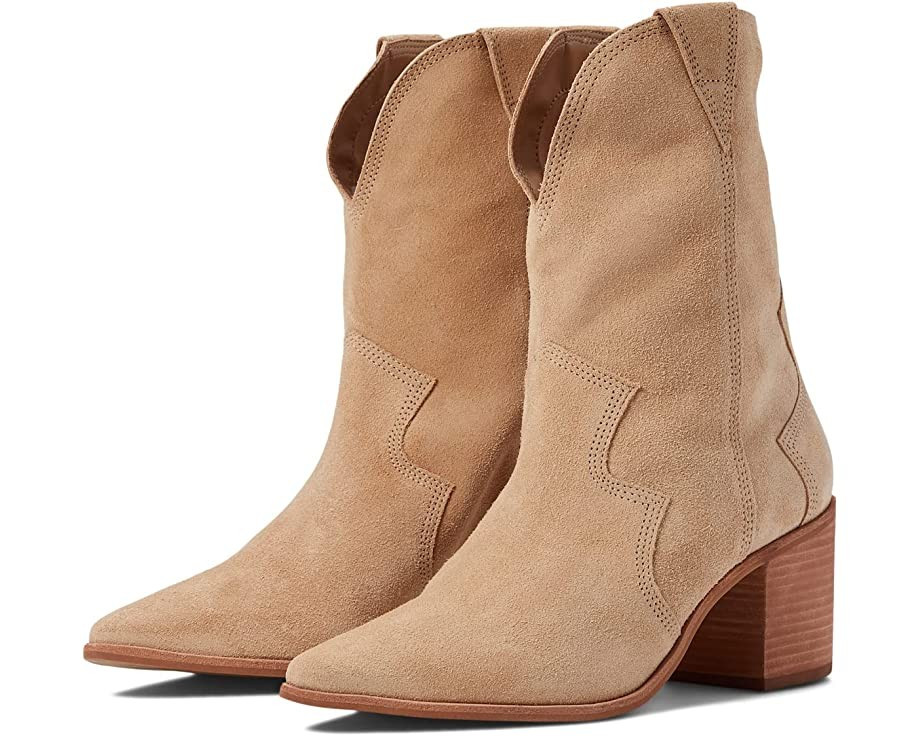 KAANAS Porto Cowboy Bootie w/ Stitching | Zappos
