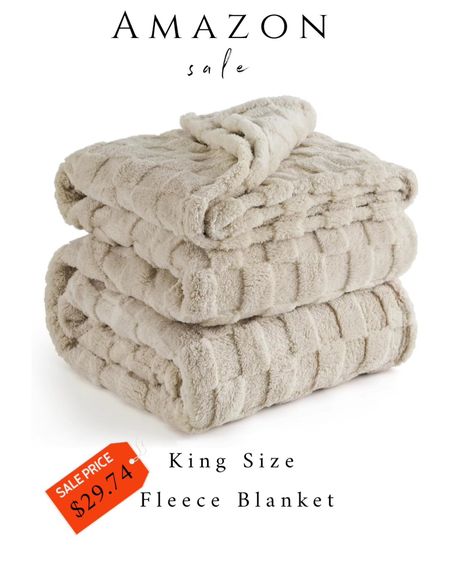 King Size Fleece Blanket for the Sofa! 108x 90Limited Time Deal!Perfect for movie nights and highly rated. 

#LTKVideo #LTKfindsunder50 #LTKhome