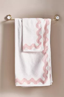 Maeve Scalloped Bath Towel Collection | Anthropologie (US)