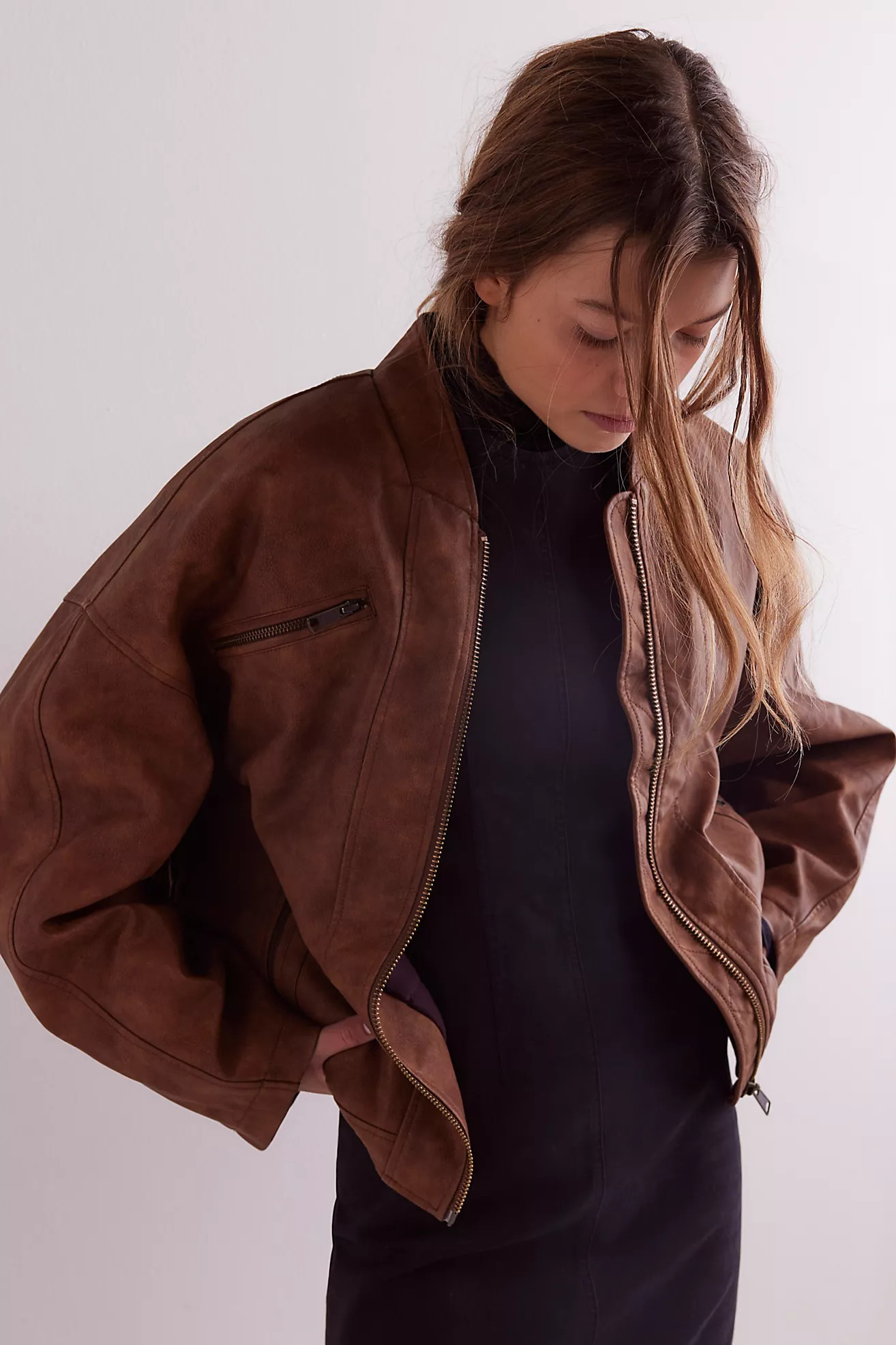 We The Free Vinny Vegan Bomber | Free People (Global - UK&FR Excluded)