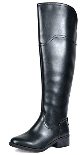TOETOS Women's Hope Black Knee High Riding Boots Size 11 M US | Amazon (US)