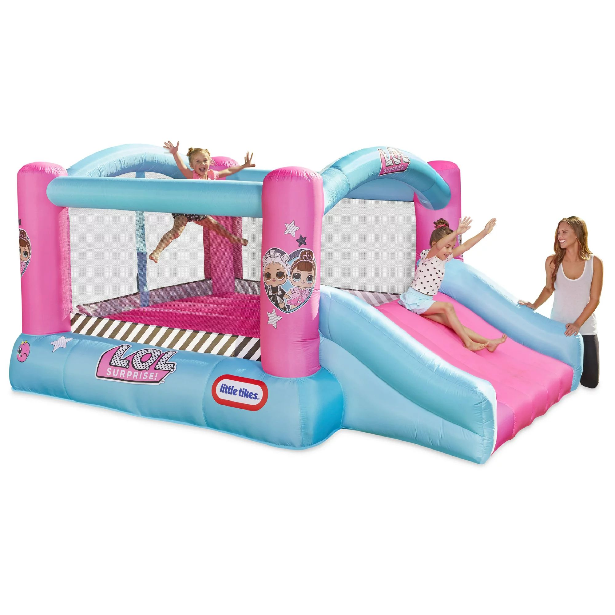 L.O.L Surprise! Jump 'n Slide Inflatable Bounce House with Blower | Walmart (US)