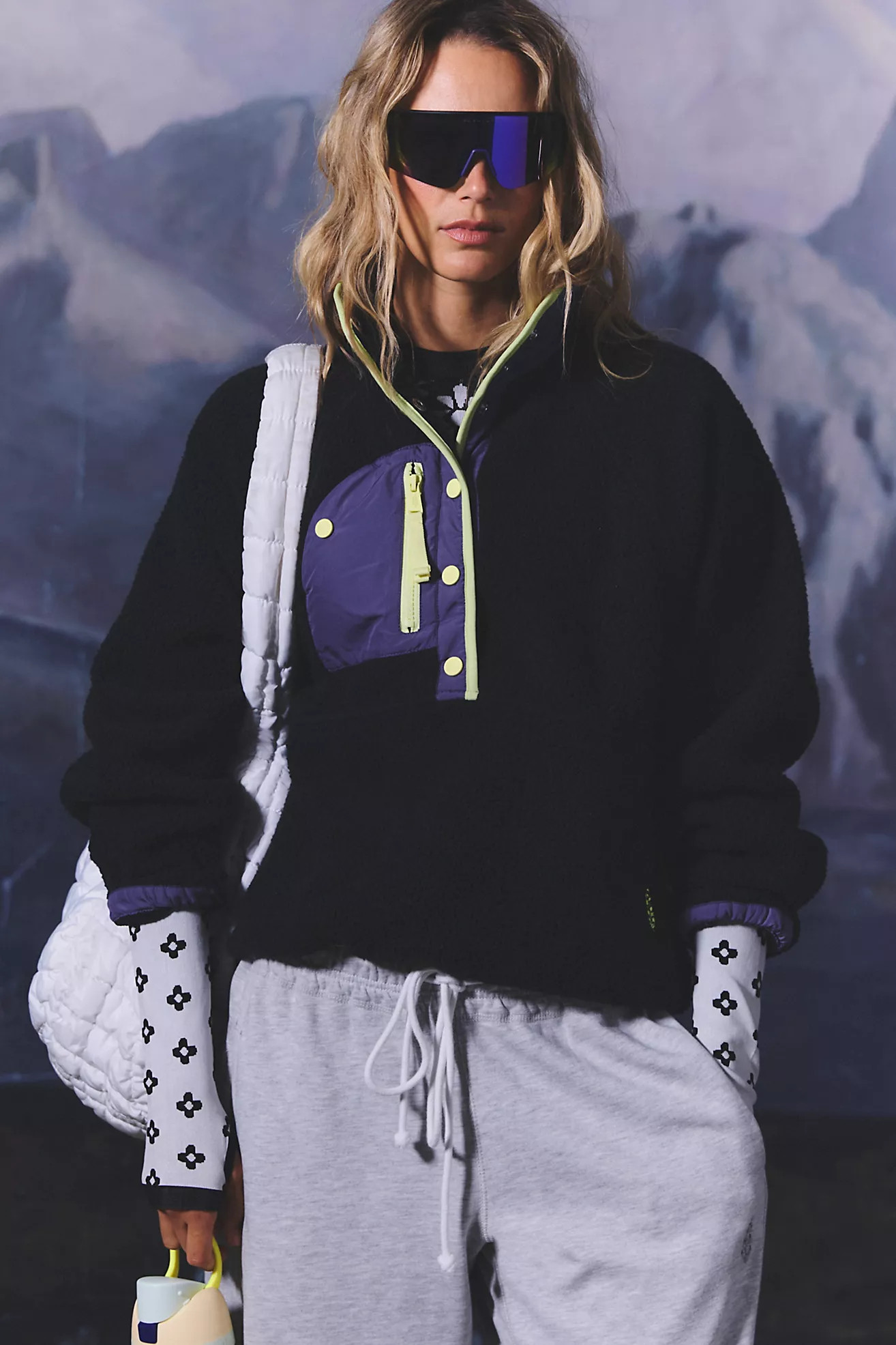 Hit The Slopes Colorblock Fleece Pullover | Free People (Global - UK&FR Excluded)