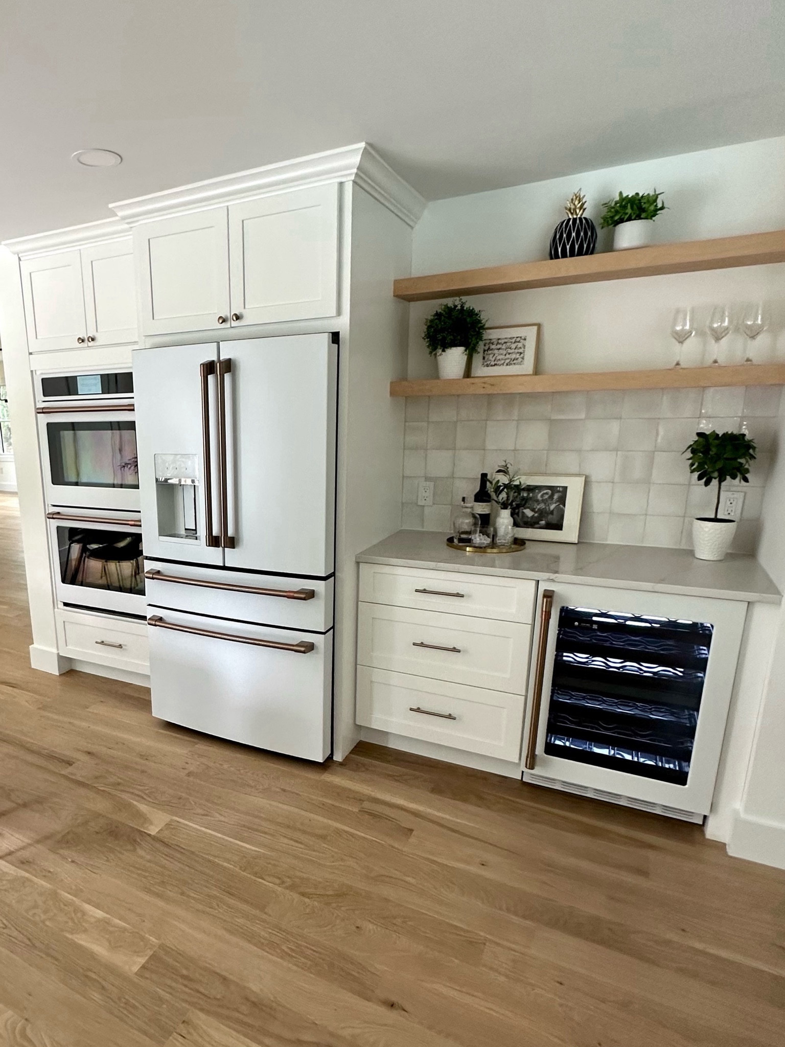 My neutral fridge! I love the cafè appliances — you can swap out the handles too! 🙌🏽🤩
// neutral home decor, neutral fridge, white fridge, home decor, neutral home decor, ge appliances 

#LTKhome #LTKMostLoved