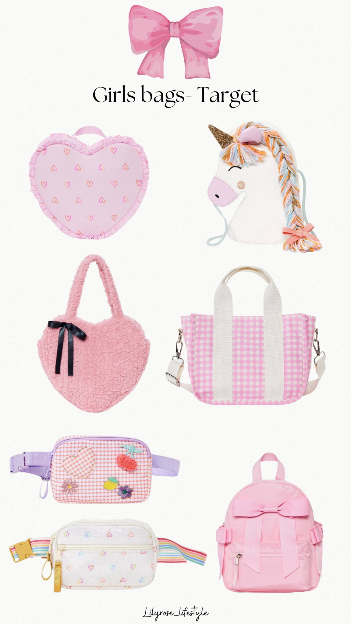 Girl bags from Target 🎀😍. 

#LTKStyleTip #LTKKids #LTKFindsUnder50