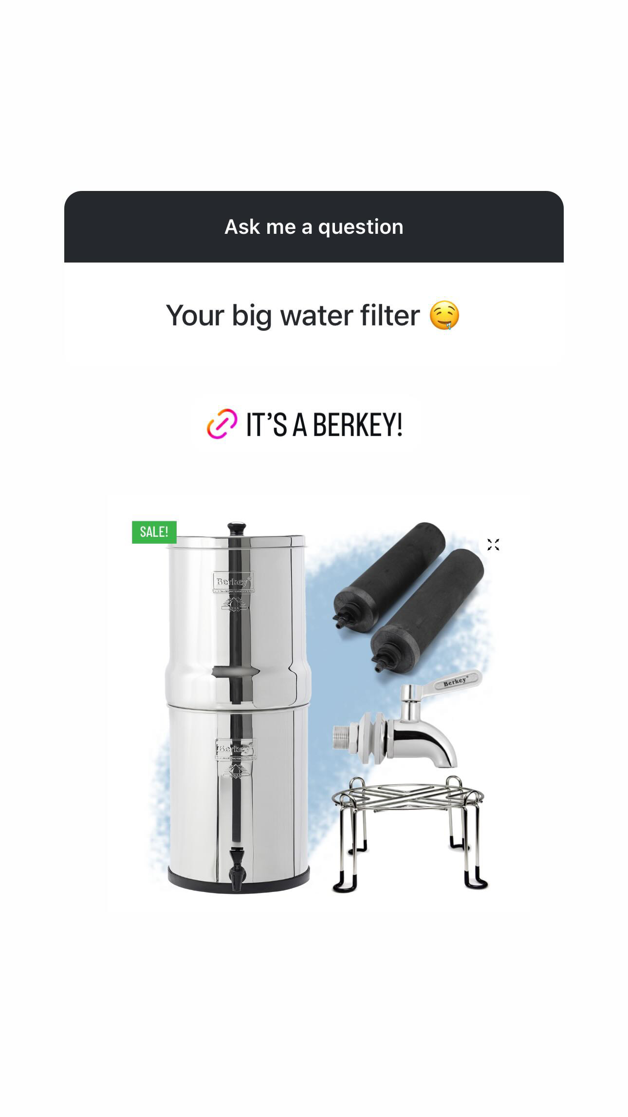 Berkshire water filter 

#LTKHome #LTKFamily