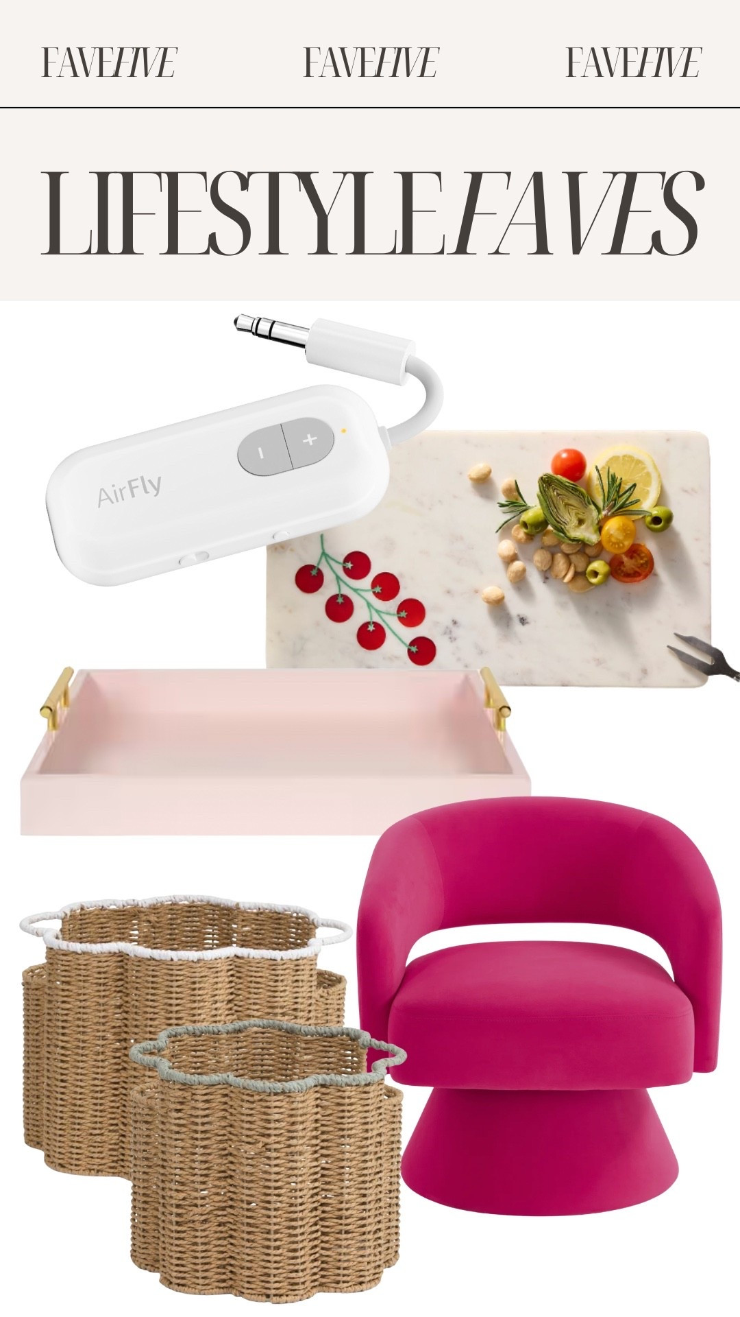 Lifestyle Fave Five feat. Amazon, @Anthropologie, Home Depot, @Wayfair, @tjmaxx 

#LTKTravel #LTKHome #LTKSeasonal