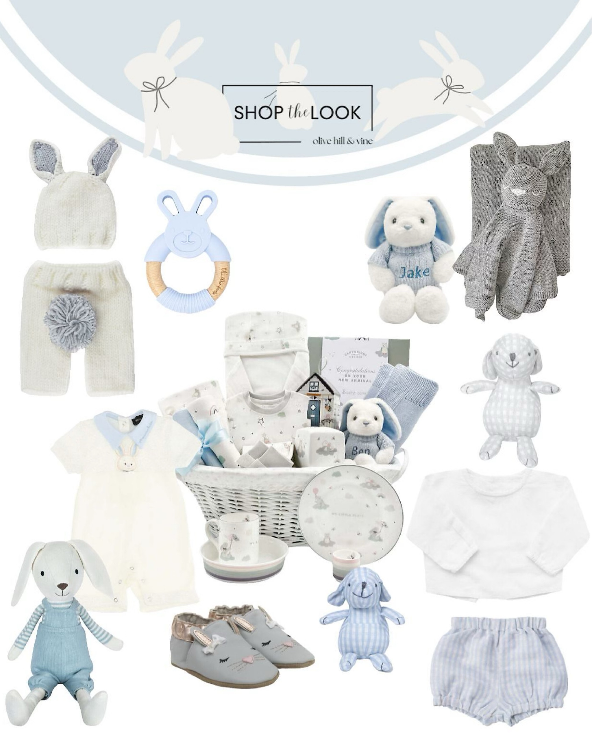 Introducing our Egg-cellent Easter Gift Collection! Hop into spring with our curated selection of plush bunnies, adorable baby outfits, cozy blankets, playful rattles, and more! For effortless gifting, grab this pre-filled baskets bursting with joy! It’s a hoppy Easter indeed! 

#LTKSpringSale #LTKbaby #LTKSeasonal