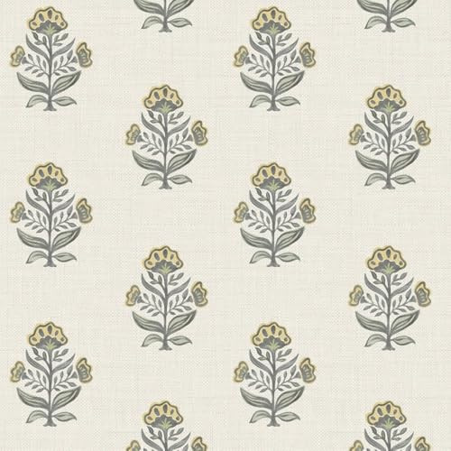 Heroad Vintage Floral Wallpaper Peel and Stick Wallpaper 17.3''x393'' Retro Flower Contact Paper for Cabinets Drawers Cottage Removable Wall Paper for Bedroom Stick on Walls Self-Adhesive Decor Vinyl | Amazon (US)