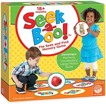 MindWare Seek-a-Boo Seek and Find Memory Game and Toddler Flash Cards Matching Game | Amazon (US)