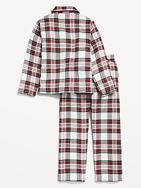 Gender-Neutral Printed Button-Front Pajama Set for Kids | Old Navy (US)
