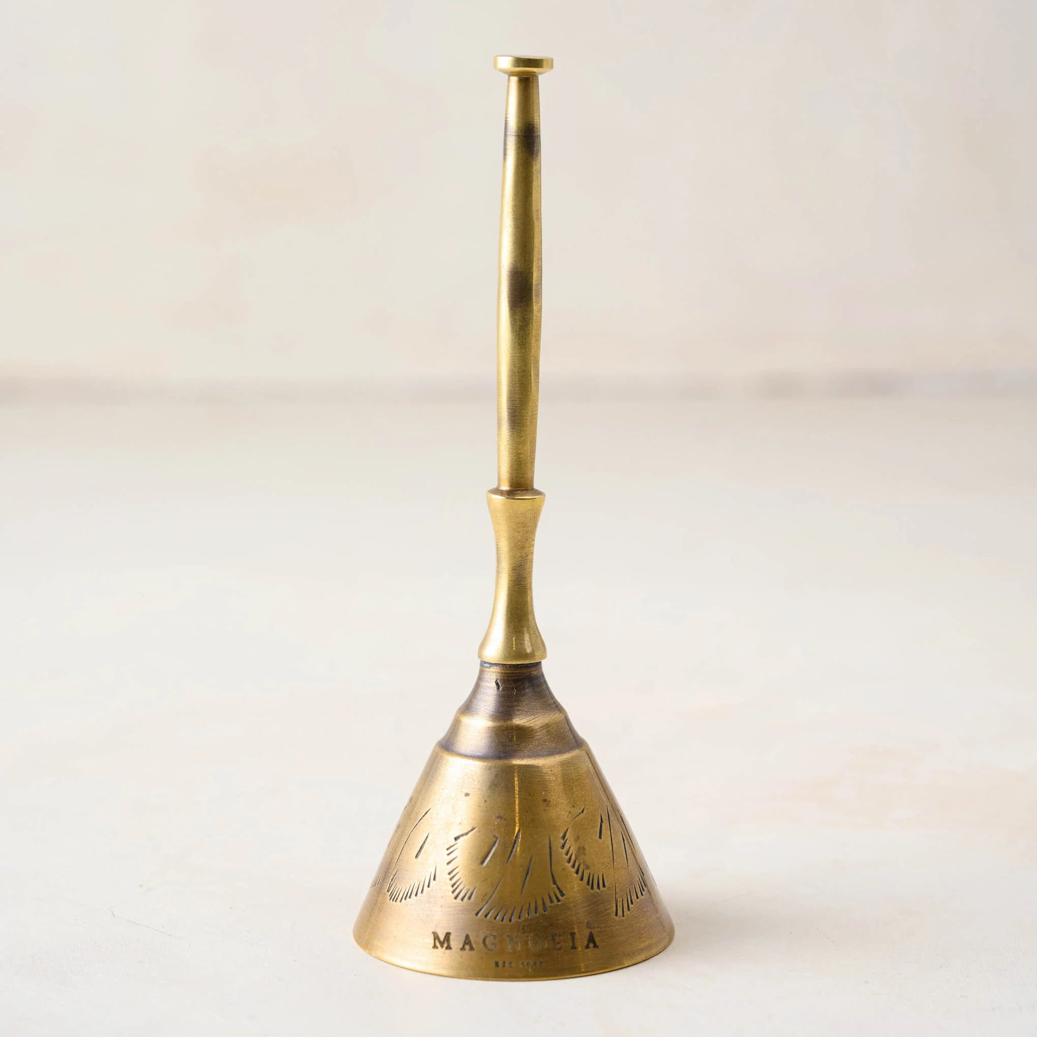 Etched Brass Bell | Magnolia