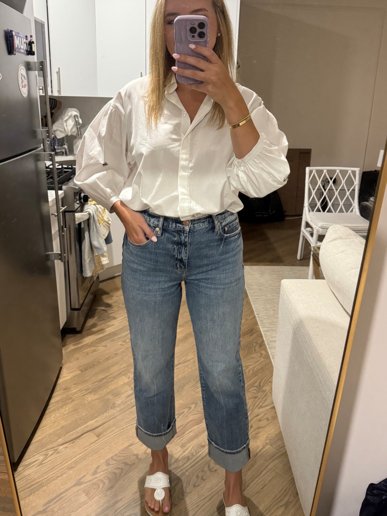 Whether it’s Back to School or just back from summer break, I love this simple look! Still my favorite denim jeans from Daze!

#LTKSeasonal #LTKTravel #LTKStyleTip