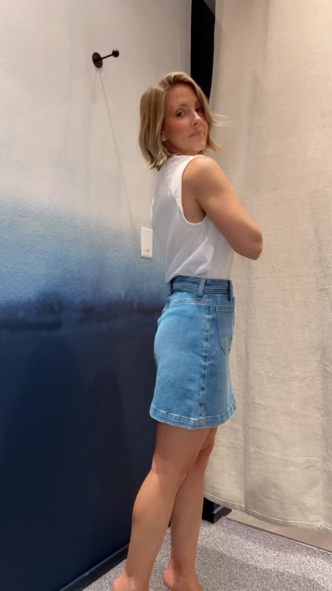 XS top / 24 skirt (I sized down because it has stretch) - this denim skirt is the most flattering and comfortable one I have ever worn!

summer outfits, denim skirt, casual outfits, Amanda west, almost_readyblog

#LTKootd #LTKPetite #LTKOver40