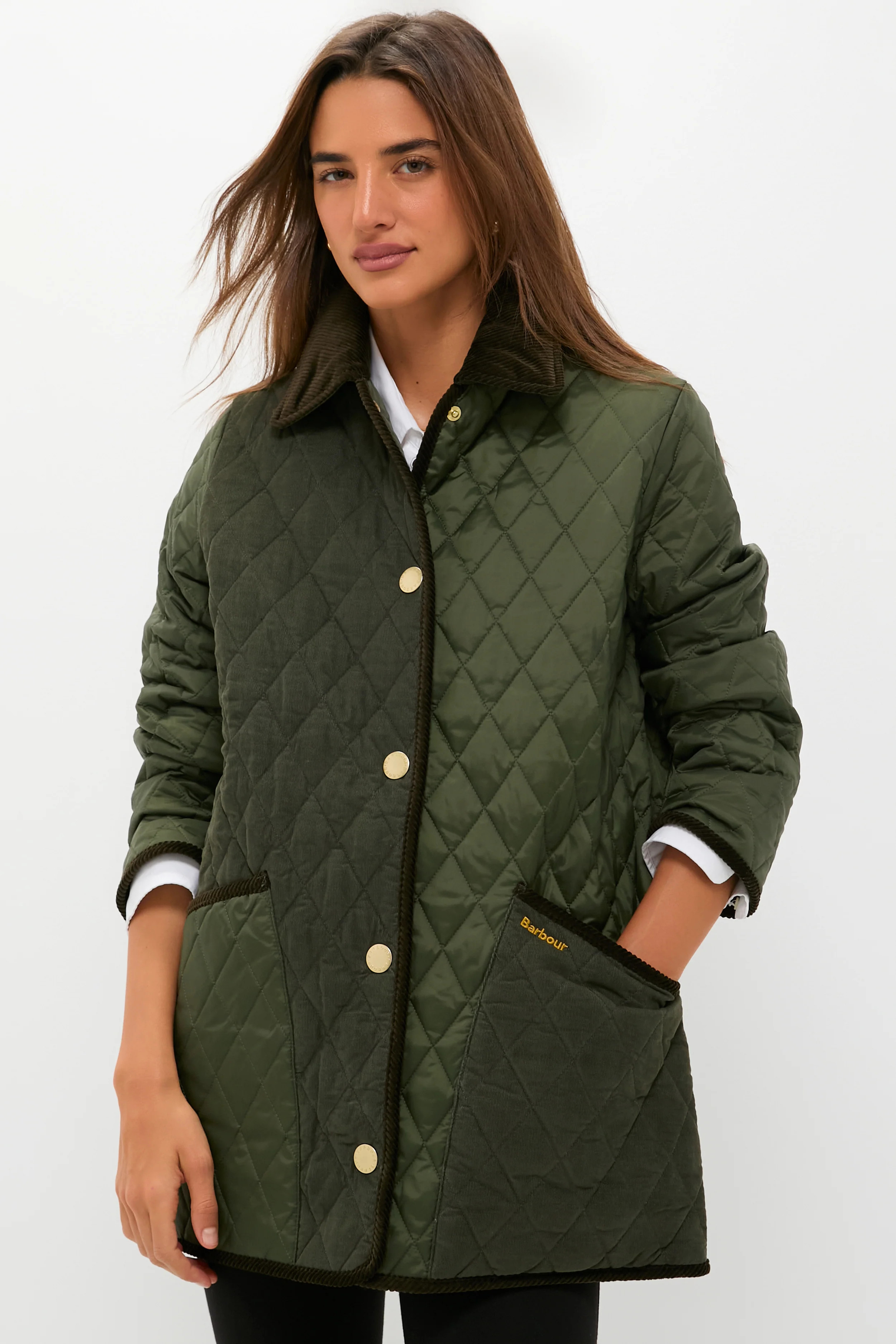 Olive Meryl Quilted Jacket | Tuckernuck (US)