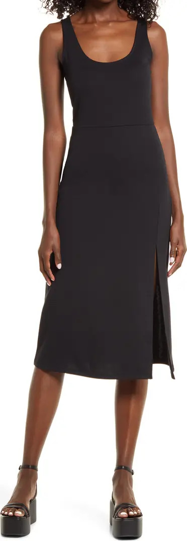 Scoop Neck Midi Dress | Nordstrom