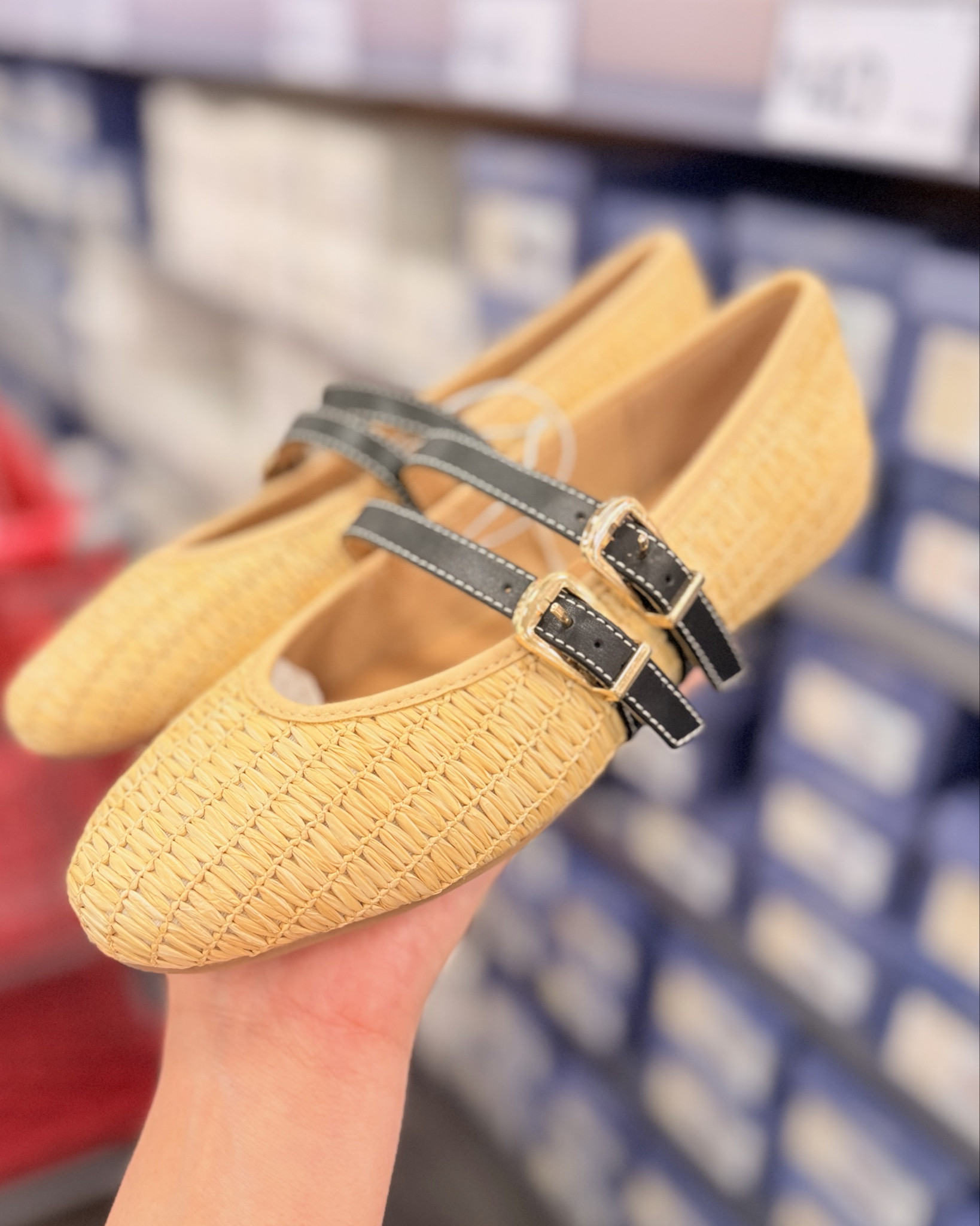 New Arrival 🌼 Woben flats with black buckle details. 

#LTKootd