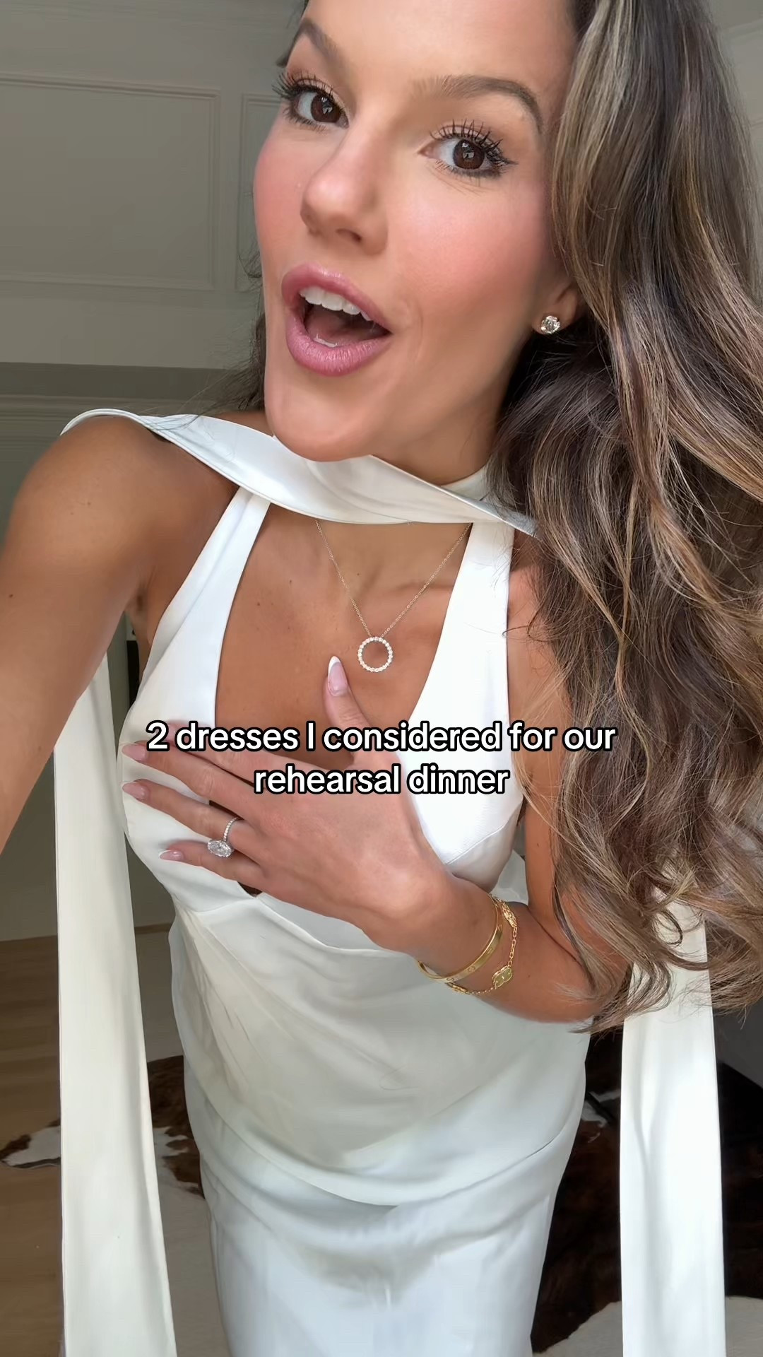 I love both of these dresses so much. These would be perfect for any bride!!! #wedding #welcomeparty #rehersaldinner #weddingdress 

#LTKWedding