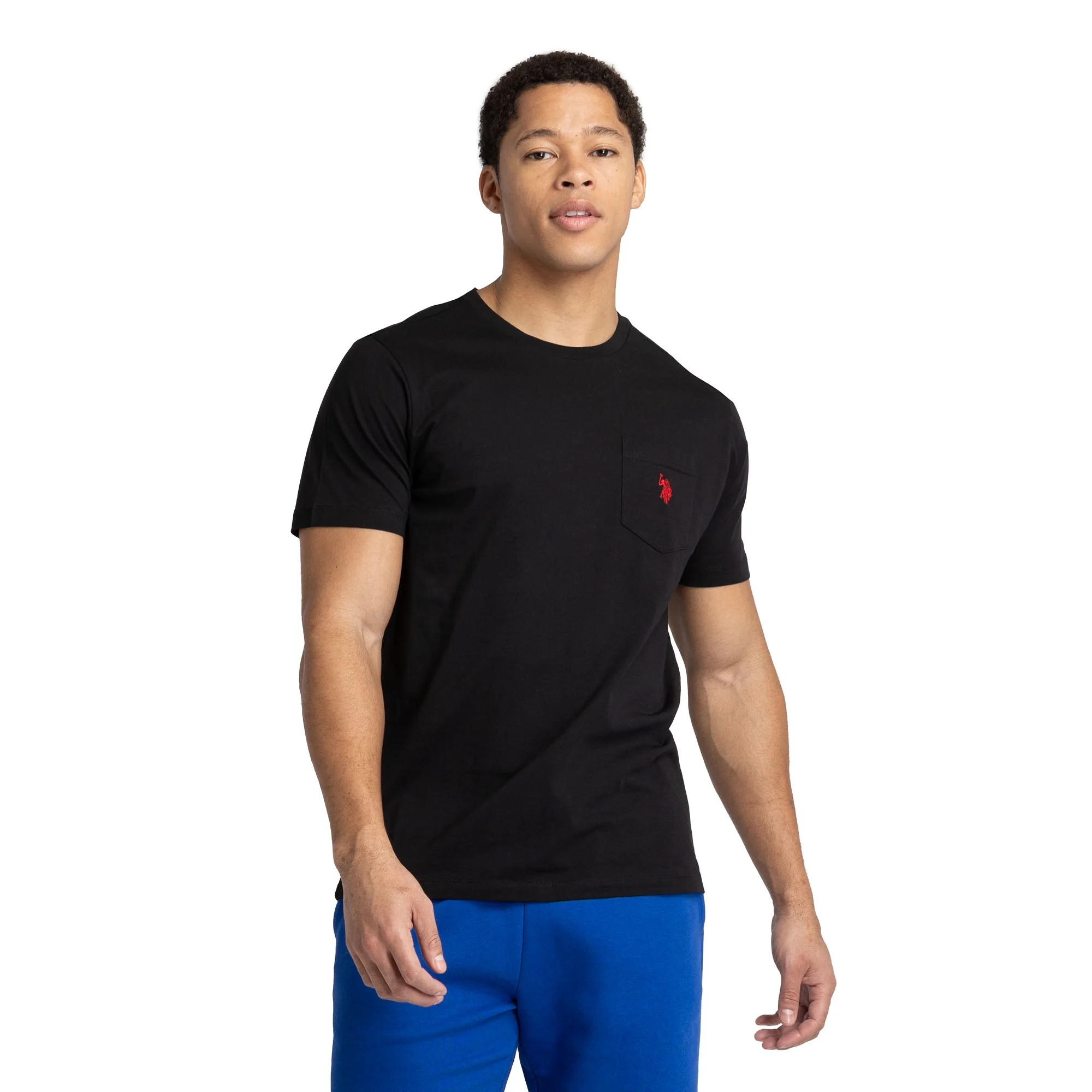 U.S. Polo Assn. Men's Basic Crew Neck Pocket T-Shirt | Walmart (US)