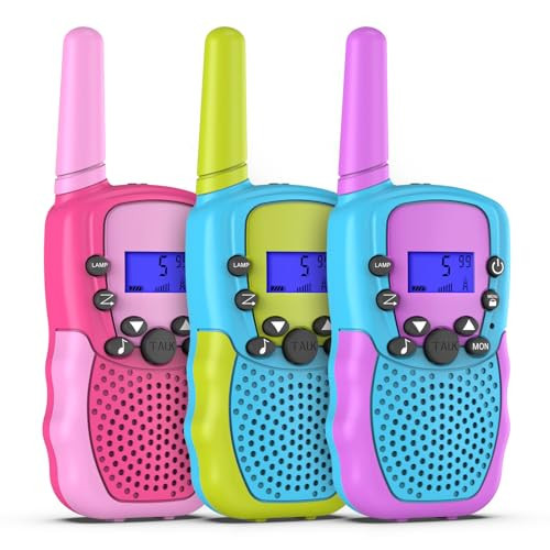 Selieve Walkie Talkies for Kids 3 Pack, Toys for 3-12 Year Old Boys or Girls, 3 KM Range Indoor Outdoor Activity Stem Toys, Gifts for 5-8 Year Old Boys and Girls | Amazon (US)