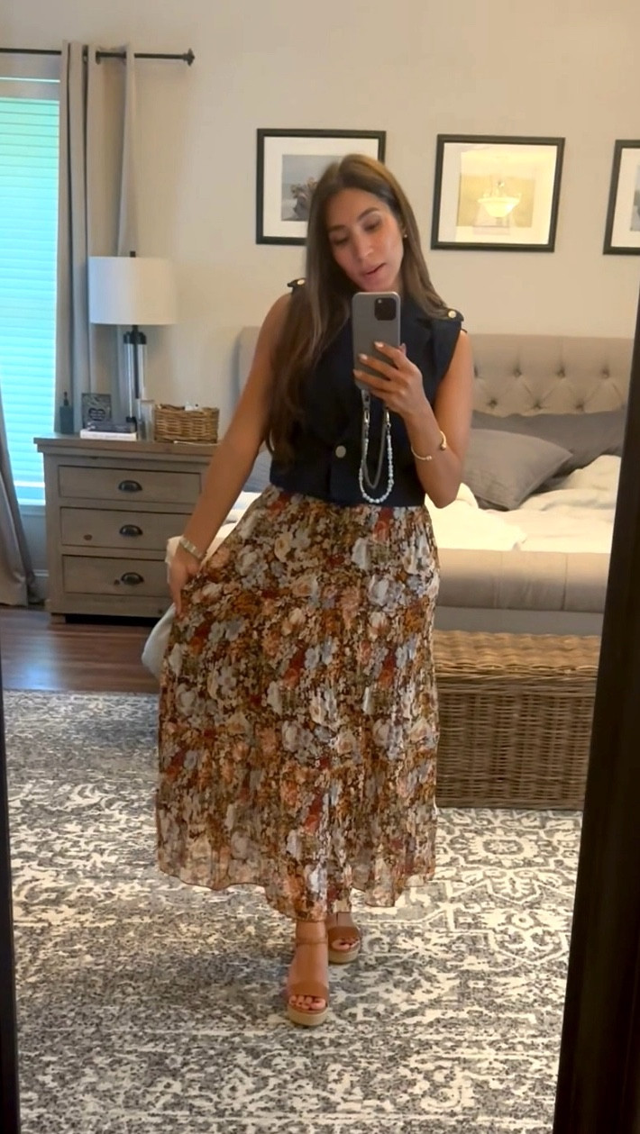 Fall florals are having a major moment 🍂✨ and this Amazon find nails the trend. I grabbed the brown floral pattern in a small (but would recommend sizing up for a comfier fit at the waist). I’m 51. This hits me a little lower on the ankle than I would prefer but I think it’s still a nice look. The fabric is light and flowy — so easy to pair with a simple tee or denim jacket. I threw mine on with my Zara denim (can’t link it here, but you get the vibe 😉). The best part? The price point is perfect if you’ve been wanting to test out the floral skirt trend without splurging. Don’t wait — this one will sell out fast!

floral skirt fall 2025, brown floral midi skirt, fall floral skirt outfit, petite friendly fall skirt, petite floral skirts, Amazon floral skirt under $40, flowy fall skirts Amazon, affordable floral skirts for women, trending floral skirt outfit ideas, fall fashion skirts 2025, teacher outfit floral skirt, everyday floral skirt outfit, brown floral Amazon skirt, petite fall fashion finds, budget friendly fall style, Amazon fashion fall skirts, cute fall outfit ideas with skirts, floral skirt trend fall 2025, petite style fall skirts, Amazon  skirts fall

#ltkfashion #ltkfall #amazonskirt #fallflorals #ltkfinds #budgetfriendlystyle #ootdfall #fallskirttrend

#LTKPetite #LTKFindsUnder50 #LTKSeasonal