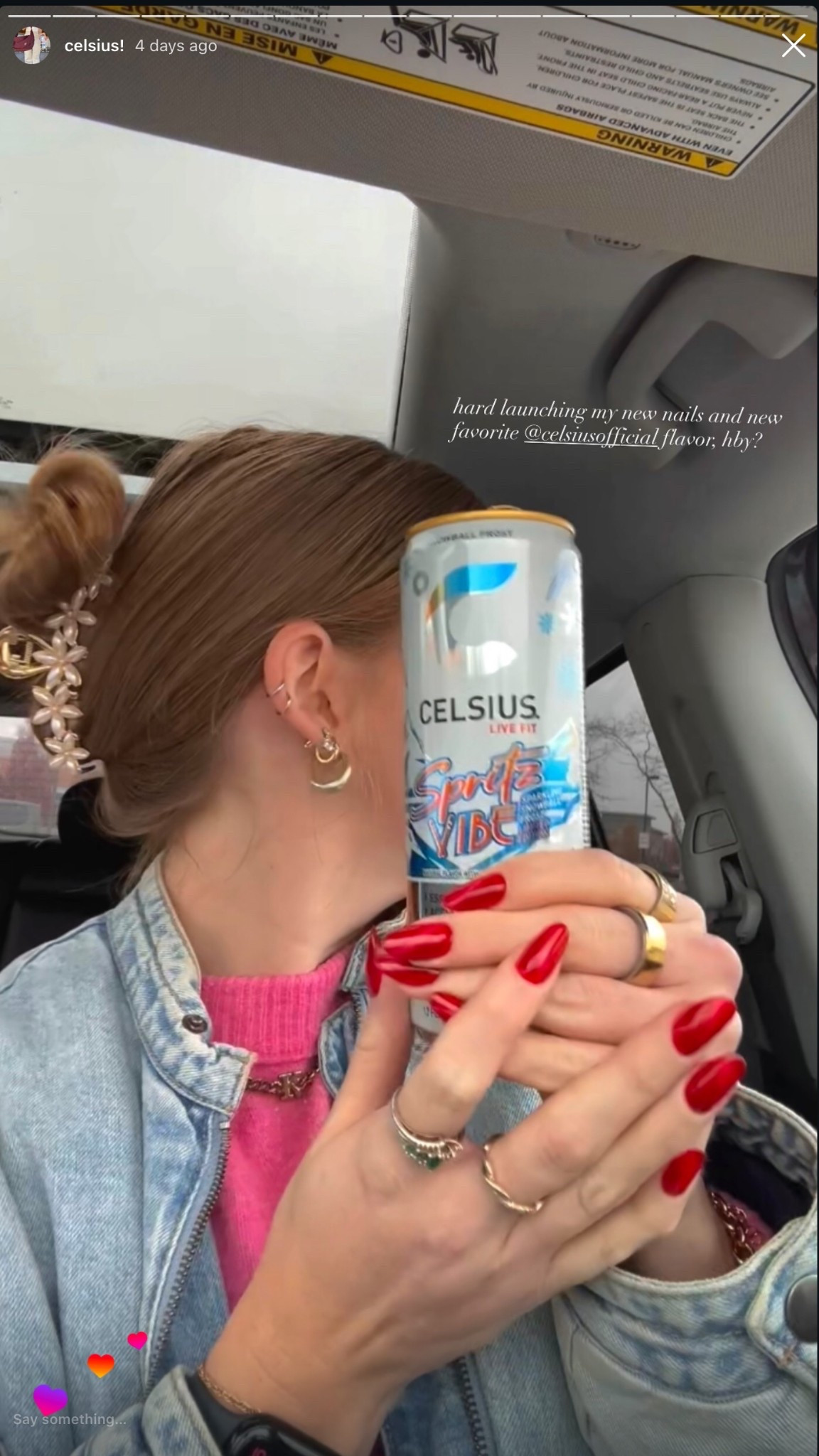 hard launching my new nails and  new fav @celsiusofficial flavor 

#LTKmorningroutine #LTKSeasonal #LTKdayinmylife