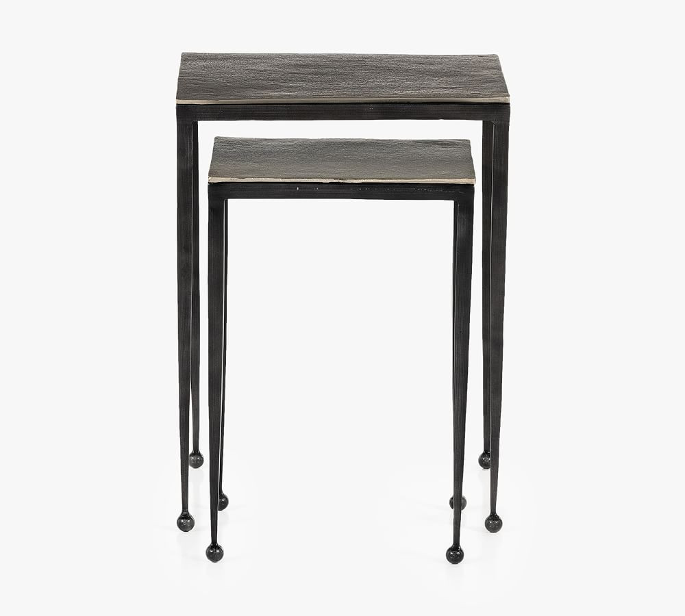 Marrow Metal Nesting End Table | Pottery Barn (US)