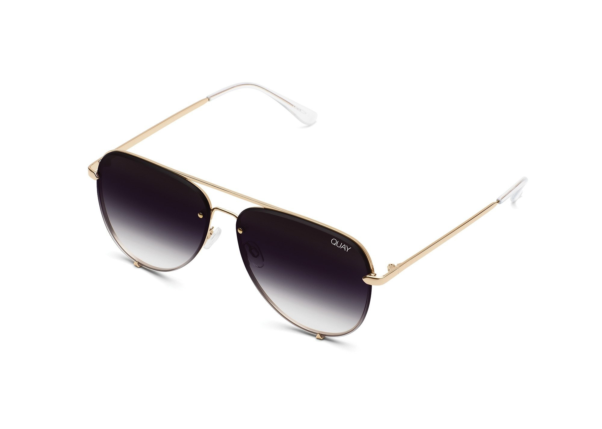 HIGH KEY RIMLESS - GLD/FADE | Quay Australia