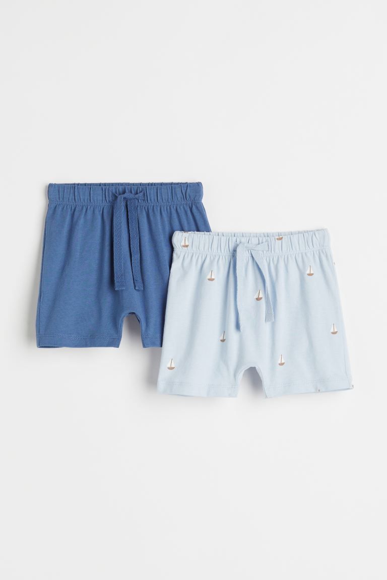 Conscious choice  Shorts in soft cotton jersey with an elasticized waistband.Pieces/Pairs2Composi... | H&M (US + CA)