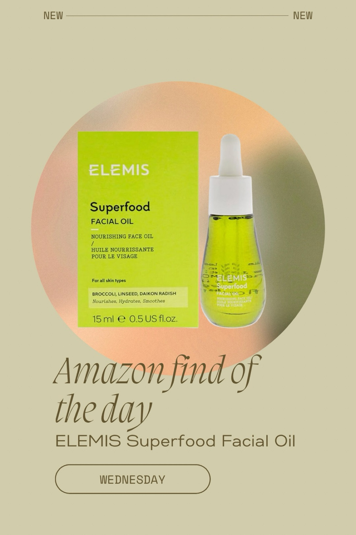 Amazon find of the day!

Elemis Superfood Facial Oil

#LTKbeauty #LTKstyletip #LTKfindsunder100